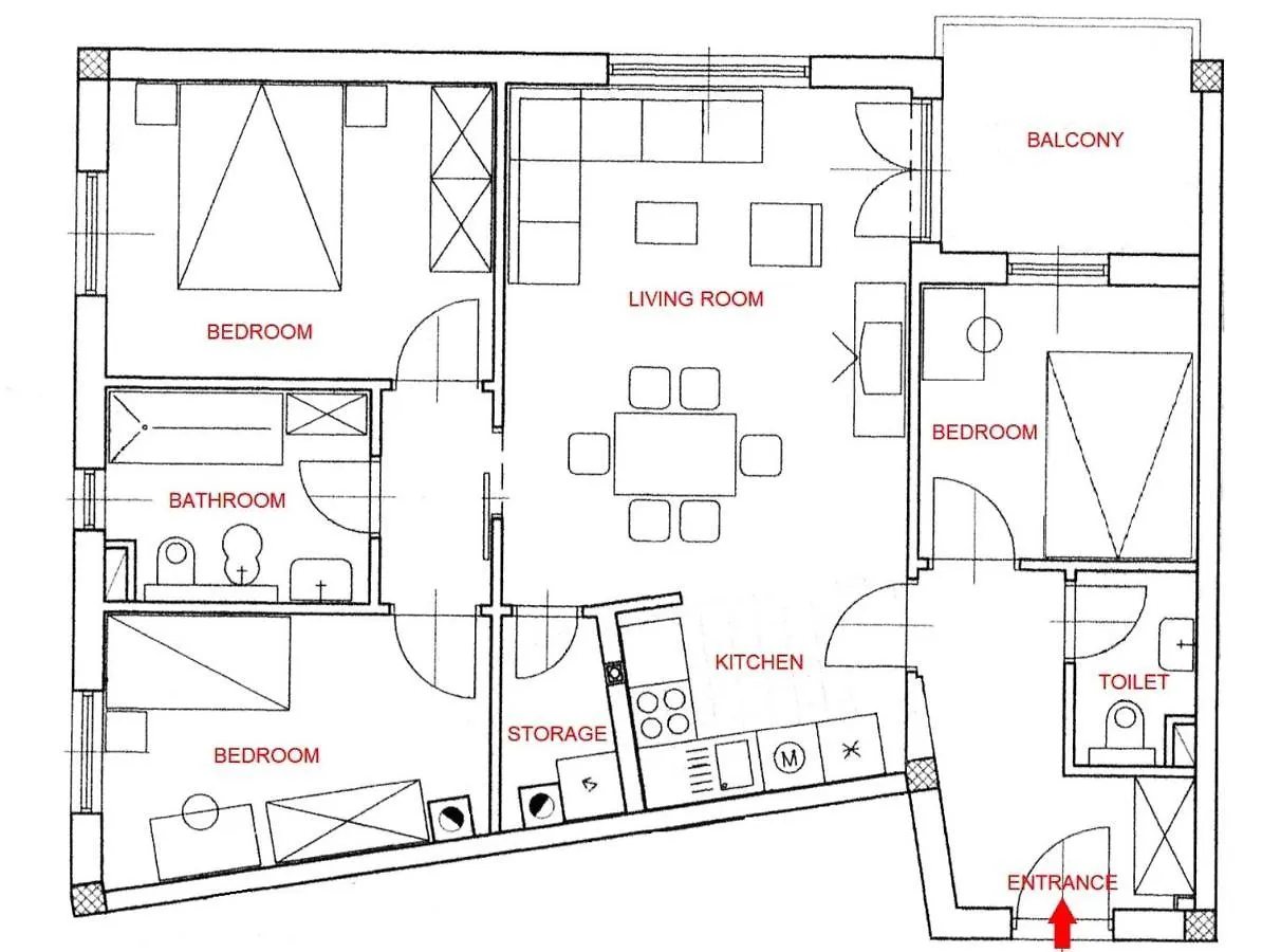 Apartment Dea - Three Bedroom Apartment Pula Kroatien
